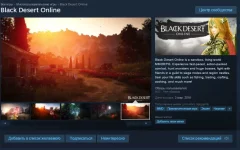 Black Desert Online в Steam