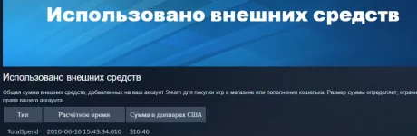 В Steam добавили функцию просмотра потраченных средств