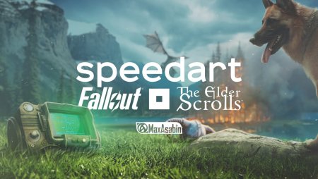 Fallout X The Elder Scrolls / speedart