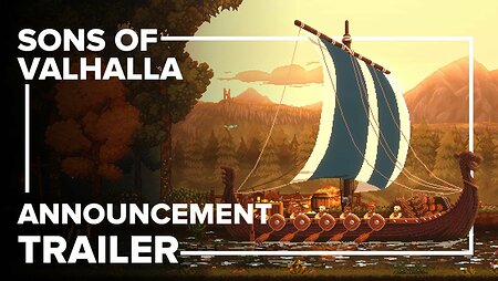 Sons of Valhalla - Announcement Trailer | 2D Side-Scroller, RPG/Strategy Game