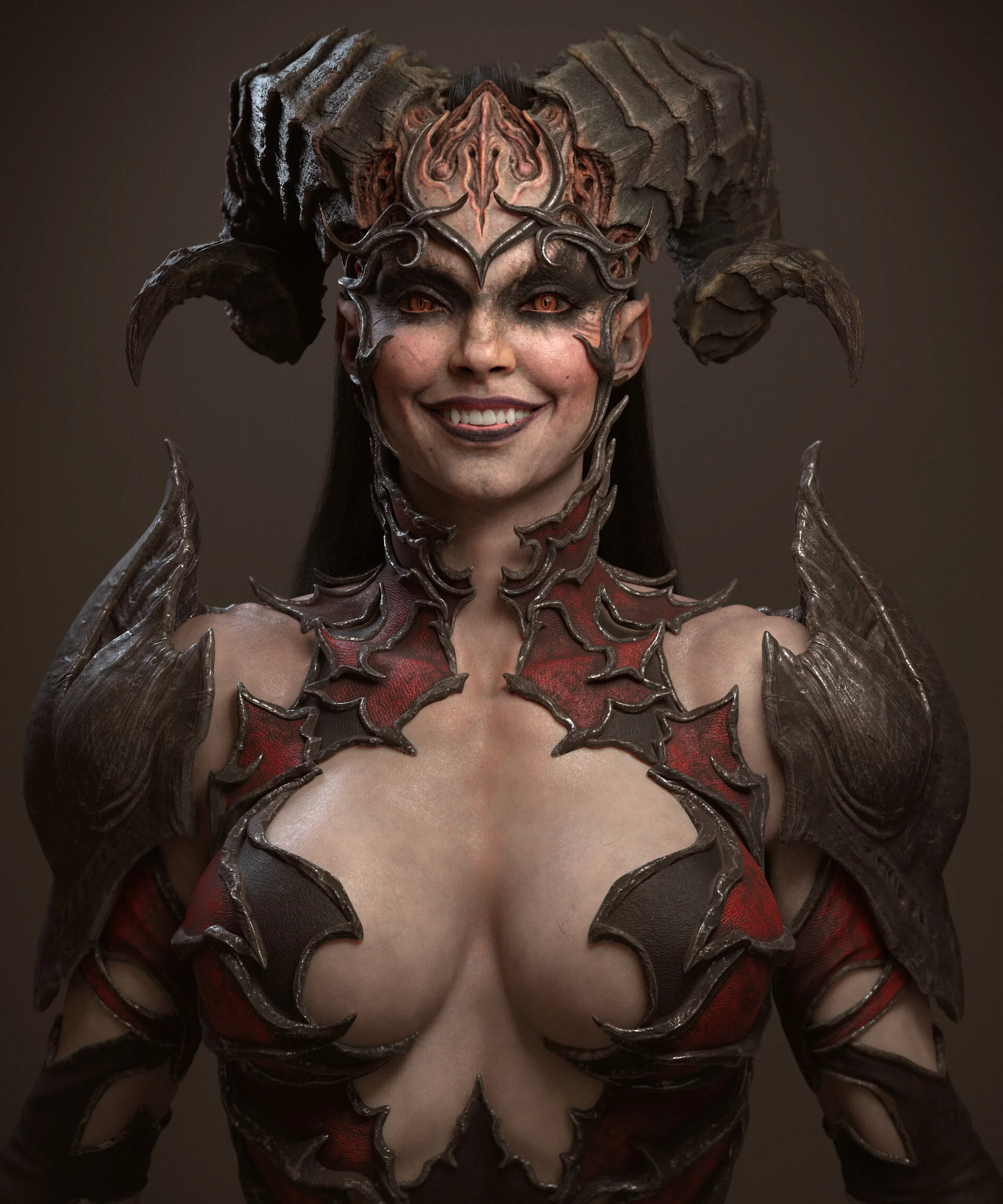 3d art Demon Girl Succubus